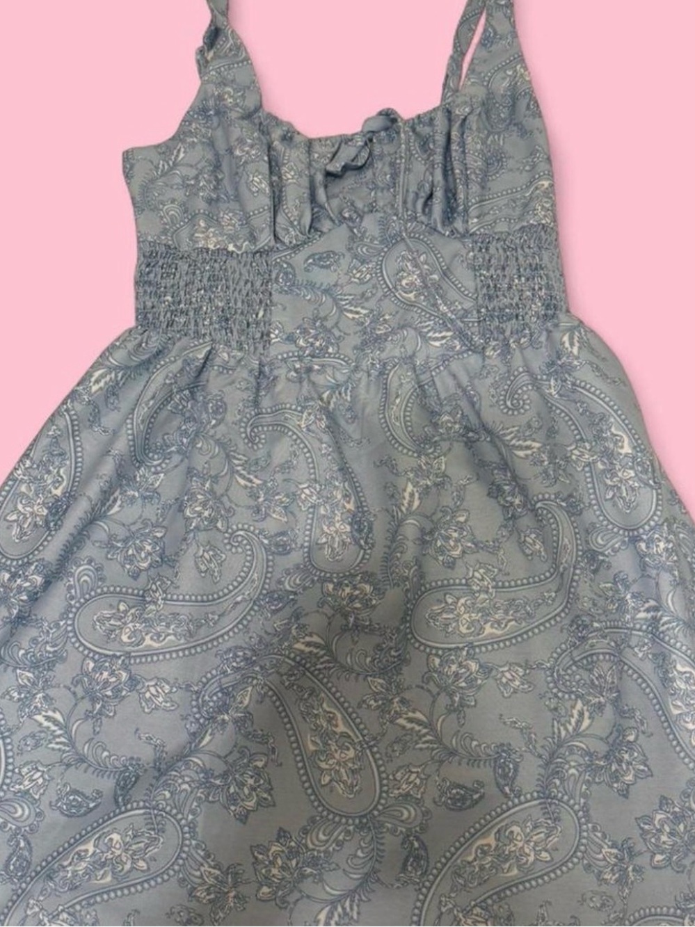 Indigo Blue Paisley Sundress
